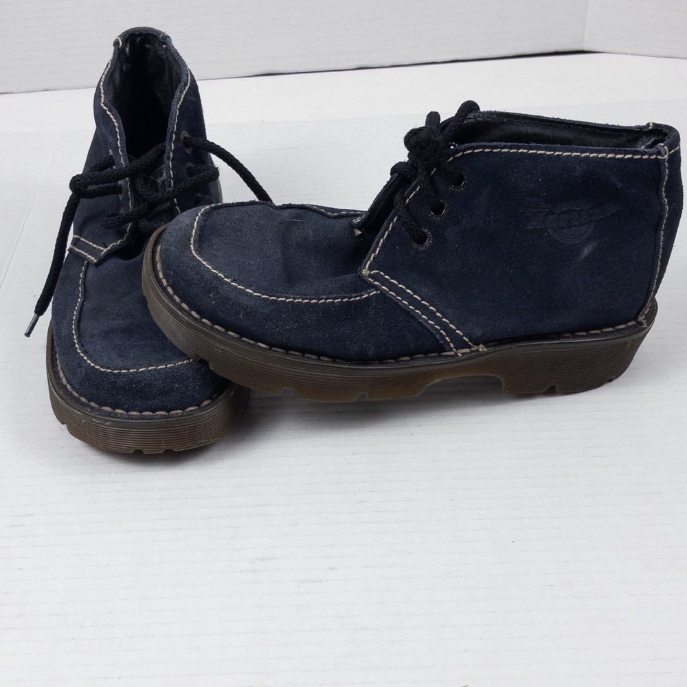 Dr Martens Chukka Boot Mens 5 Womens 7 Navy Suede Rav Sole Made‎ In England 90s